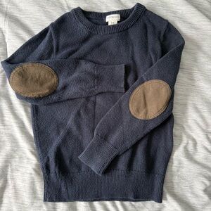 Crewcuts Heathered Navy Pullover Sweater